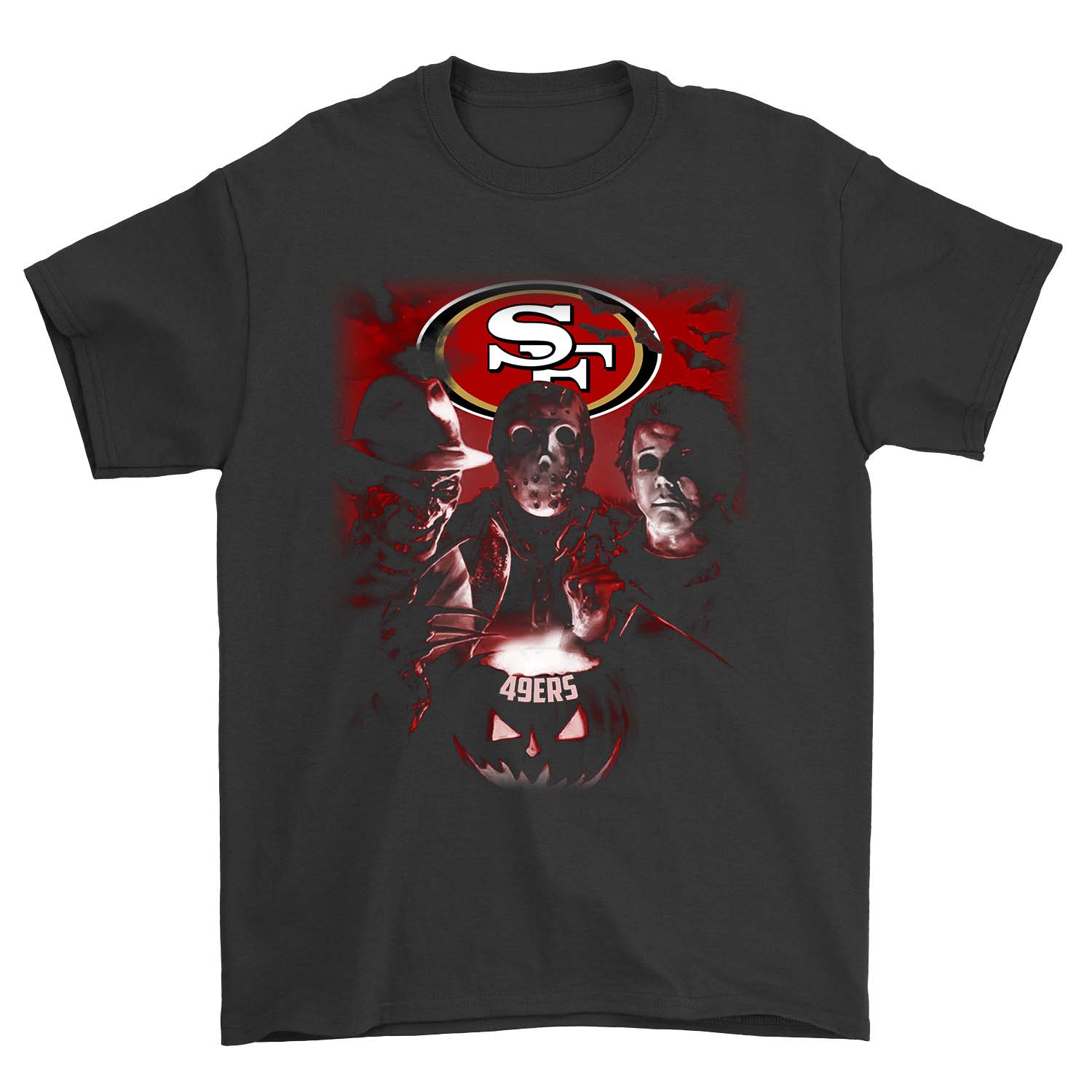 San Francisco 49ers "horror Icon" Crossover T-Shirt